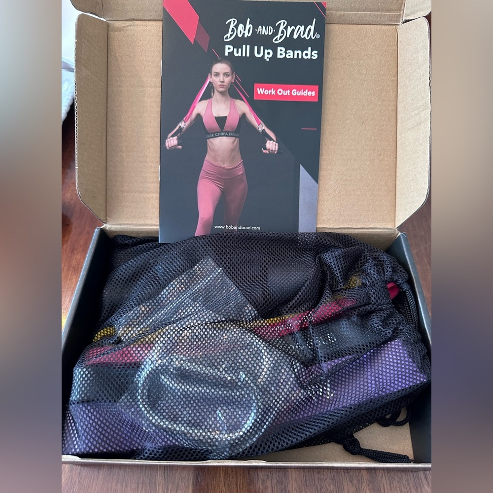 Bob and Brad Pull Up Resistance Loop Bands Box Set NWT